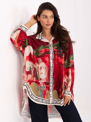 Koszula-IT-KS-18729.12-bordowy