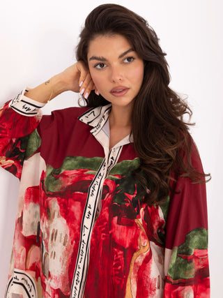 Koszula-IT-KS-18729.12-bordowy