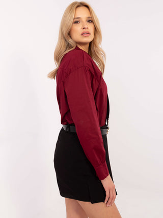 Koszula-DHJ-KS-9213-1.77P-bordowy