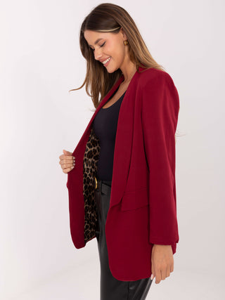 Marynarka-DHJ-MA-18657-1.86-bordowy