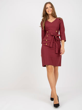 Sukienka-LK-SK-507838.93-bordowy