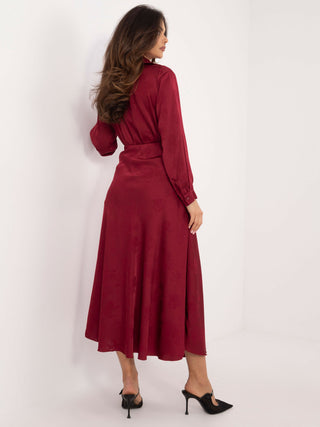 Spódnica-DHJ-SD-19293.67-bordowy