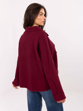 Koszula-IT-KS-FL5779.87-bordowy