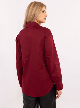 Koszula-MI-KS-C238.04-bordowy