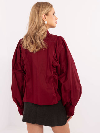 Koszula-MI-KS-C233.70-bordowy