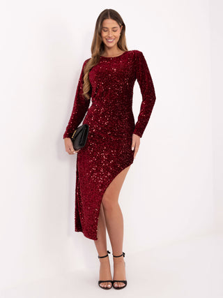 Sukienka-IT-SK-20022.21P-bordowy