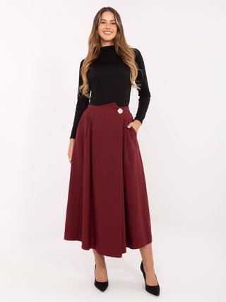 Spódnica-IT-SD-81036.32-bordowy