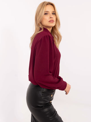 Koszula-MI-KS-91515.86P-bordowy