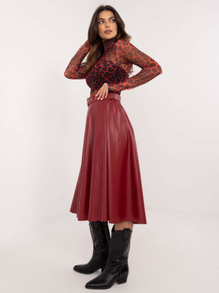 Spódnica-DHJ-SD-A1997.76-bordowy