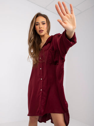 Sukienka-DHJ-SK-13938-1.63P-bordowy