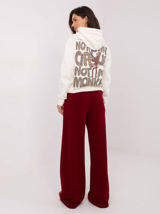 Spodnie dresowe-RV-DR-A611.52-bordowy