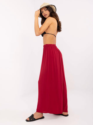 Spodnie-TW-SP-BI-82353.39-bordowy