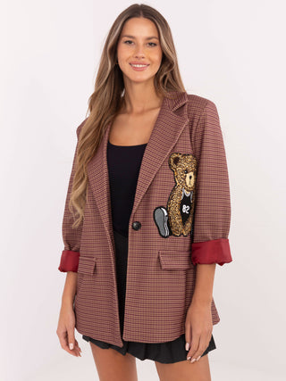 Marynarka-DHJ-MA-20151.22P-bordowy