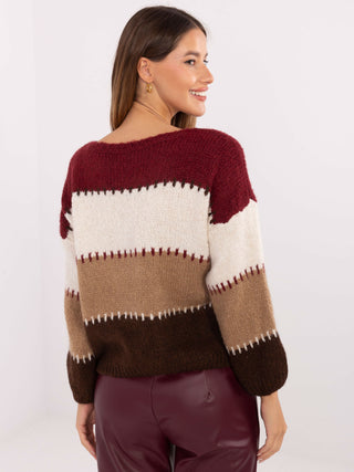 Sweter-MI-SW-2309.95-bordowy