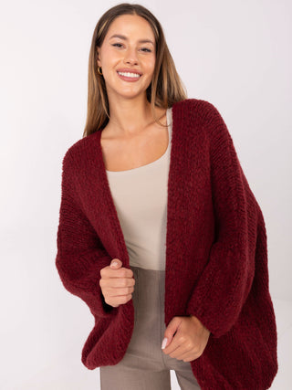 Sweter-IT-SW-7705.02-bordowy