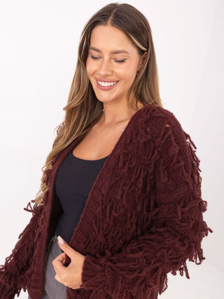 Sweter-MI-SW-1308.21-bordowy