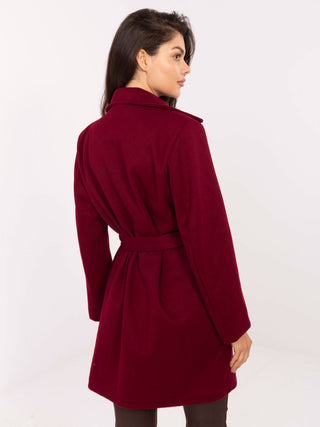 Płaszcz-IT-PL-A9590.85-bordowy