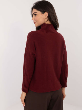 Sweter-IT-SW-0814.36-bordowy