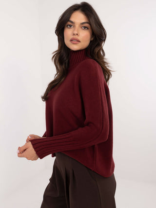 Sweter-IT-SW-0814.36-bordowy