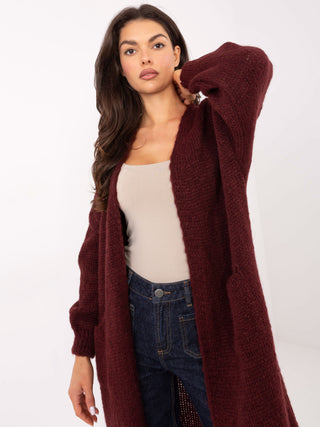 Sweter-MI-SW-WM6155.82-bordowy