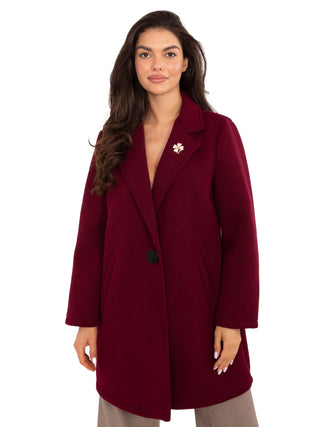 Płaszcz-IT-PL-FL8153.60-bordowy