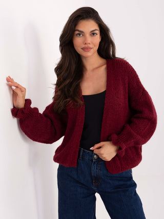 Sweter-MI-SW-0904.82-bordowy