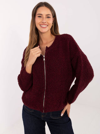 Sweter-MI-SW-3WB219.21-bordowy