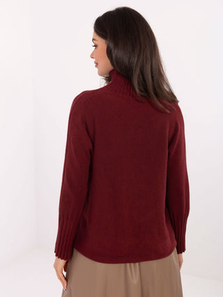 Sweter-IT-SW-8003.18P-bordowy