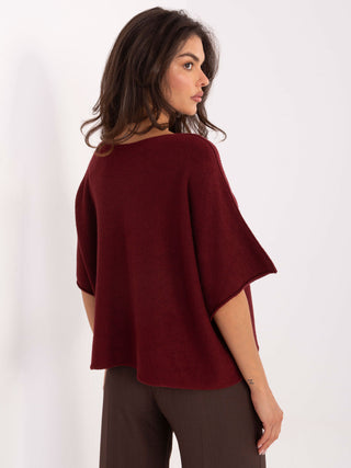 Sweter-IT-SW-2202.52-bordowy