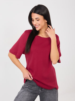 T-shirt-RV-TS-A1090.30-bordowy