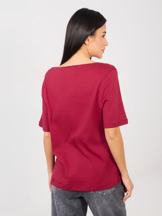 T-shirt-RV-TS-A1090.30-bordowy