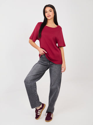 T-shirt-RV-TS-A1090.30-bordowy