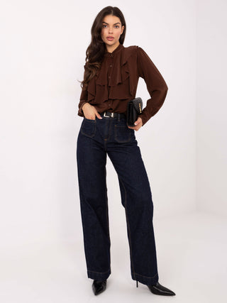 Koszula-MI-KS-3282.53-brązowy