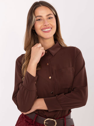 Koszula-MI-KS-4210.53-brązowy