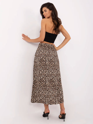 Spódnica-D73771M50222B-brązowy