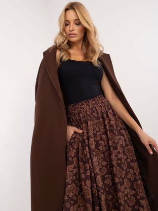 Spódnica-DHJ-SD-19863-6.96-brązowy