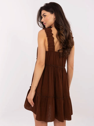 Sukienka-MI-SK-A5036.78-brązowy