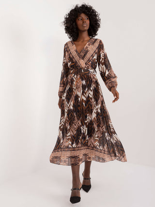 Sukienka-DHJ-SK-11389N-1.16-brązowy