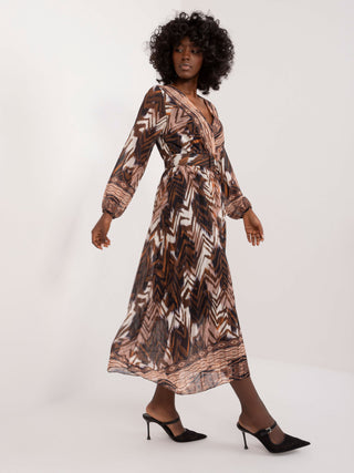 Sukienka-DHJ-SK-11389N-1.16-brązowy