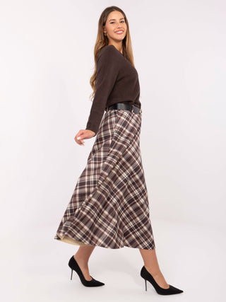 Spódnica-MI-SD-8400.17-brązowy