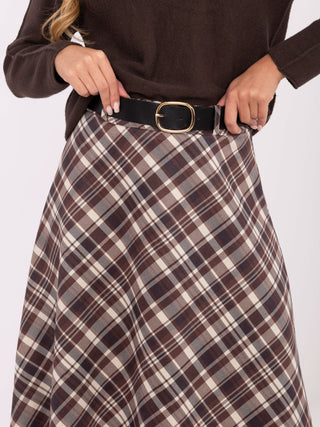 Spódnica-MI-SD-8400.17-brązowy