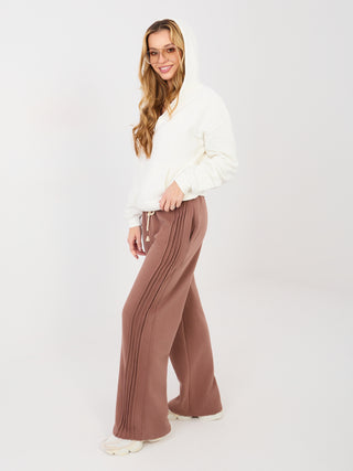 Spodnie dresowe-NS-DR-NS2557.96-brązowy