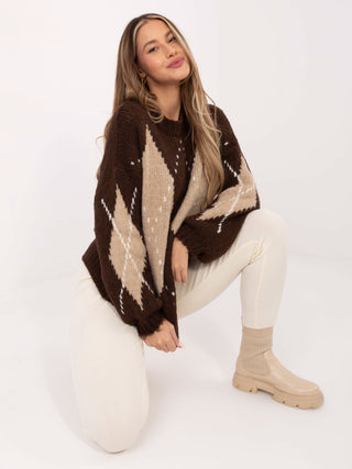 Sweter-MI-SW-WM295.15-brązowy