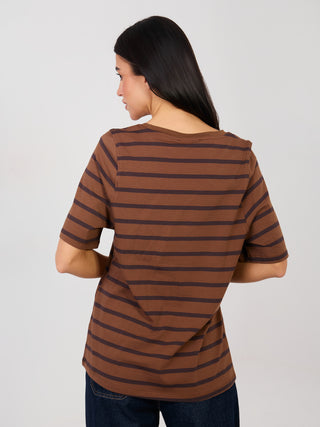 T-shirt-RV-TS-A1087.74-brązowy