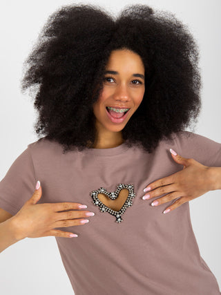 T-shirt-FA-TS-8470.03X-brązowy