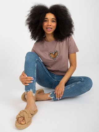 T-shirt-FA-TS-8470.03X-brązowy