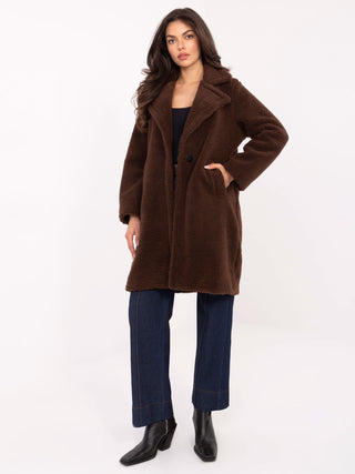 Płaszcz-IT-PL-88121.01P-brązowy