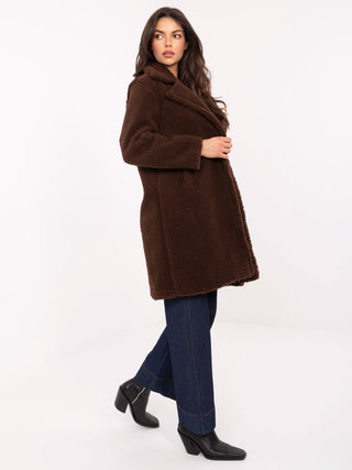 Płaszcz-IT-PL-88121.01P-brązowy