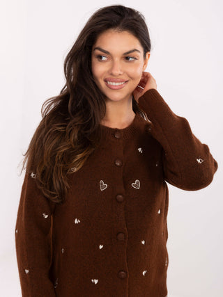 Sweter-PM-SW-F510.29-brązowy