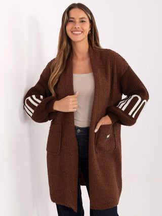 Kardigan-IT-SW-80678.84-brązowy